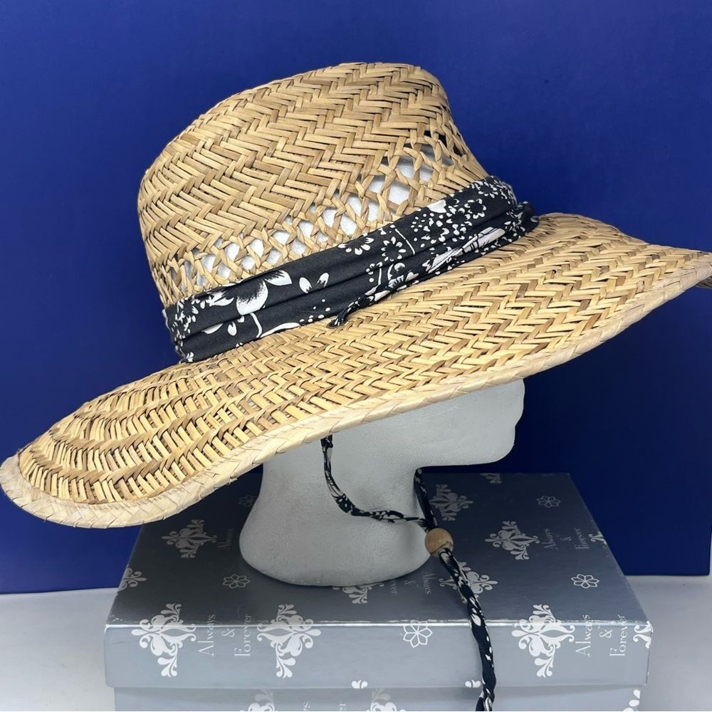 Panama Jack Straw Ventilated Safari Excursion Hat Medium - Picture 7 of 11
